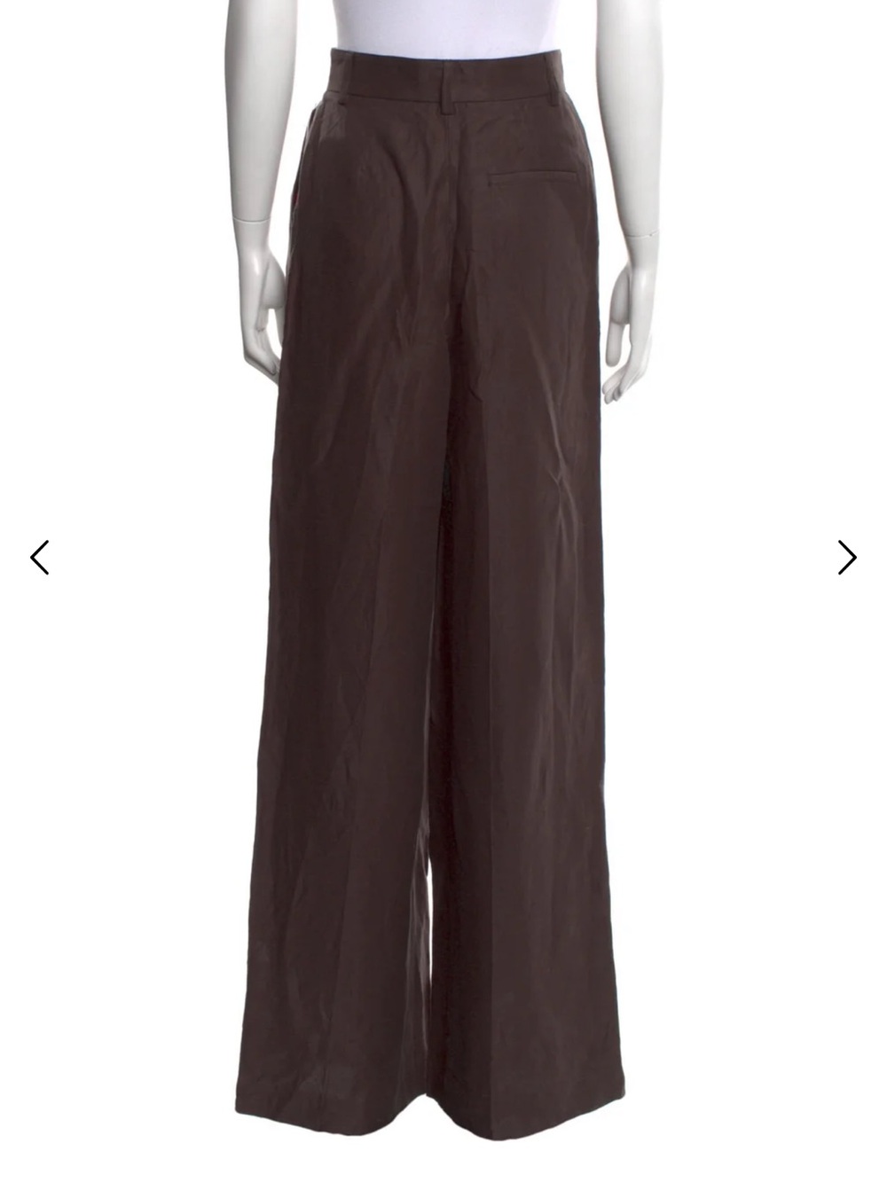 The Elder Statesman Wide-Leg Chocolate Brown Trousers